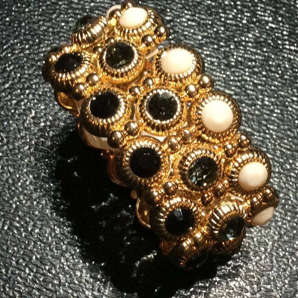 Bracelet, gold, stretch